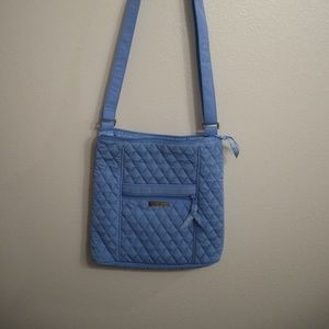 Vera bradley blue crossbody bag